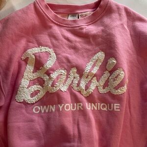 Barbie Pink Kids Sweatshirt by Zara